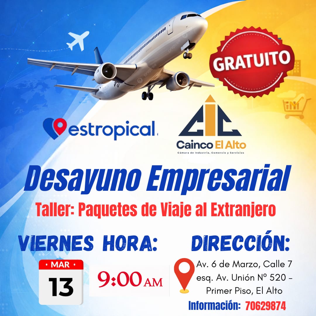 Desayuno Empresarial - Taller Paquetes de Viaje