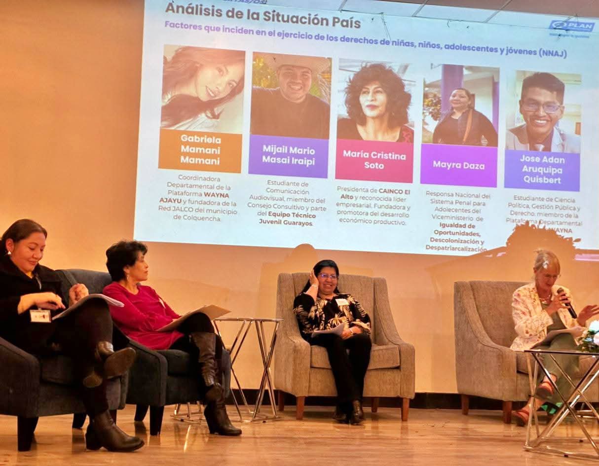 CAINCO EL ALTO PROMUEVE EL DESARROLLO INCLUSIVO EN EL DIÁLOGO "ANÁLISIS DE LA SITUACIÓN PAÍS" DE PLAN INTERNATIONAL